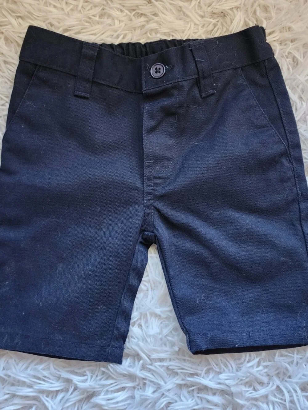 U.S. Polo Assn. Boys Navy Blue Uniform Shorts Size 2T